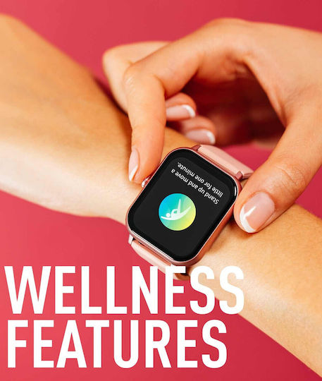 Reflex Active Series 17 with TWS Earbuds Smartwatch with Heart Rate Monitor (Pink) view 3