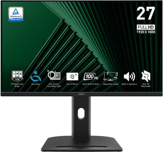 MSI PRO MP275PG IPS Monitor 27" FHD 1920x1080 with Response Time 4ms GTG