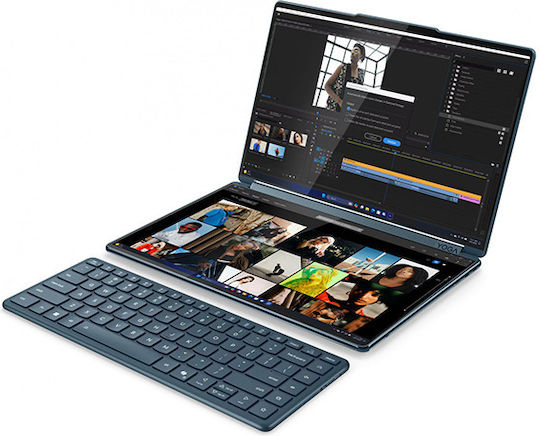 Lenovo Yoga Book 9 14IAH10 14" OLED Touchscreen 120Hz (Ultra 7-255H/32GB/1TB SSD/W11 Pro) Tidal Teal (US Keyboard) view 3