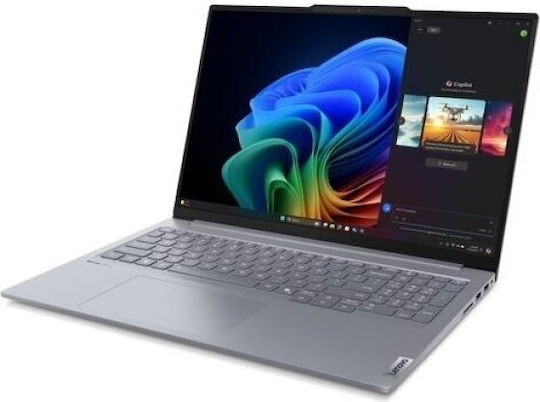 Lenovo ThinkBook 16 G7 QOY 16" IPS FHD+ (Snapdragon-X Plus X1P-42-100/32GB/1TB SSD/W11 Pro) Luna Grey (GR Keyboard) vue 2