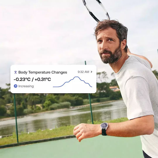 Withings ScanWatch 2 Stainless Steel 42mm Waterproof with Heart Rate Monitor (Black) view 3