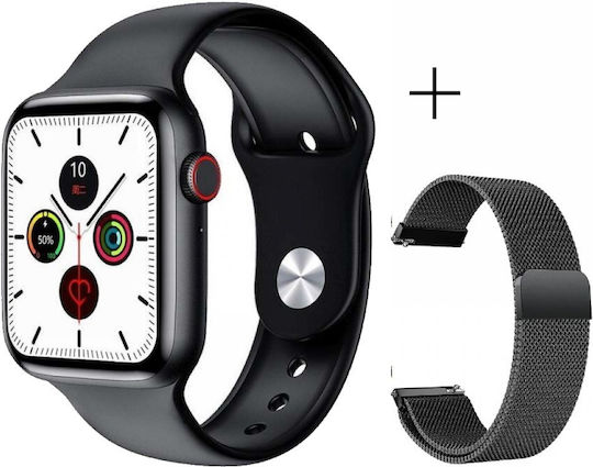 W26 Promax Smartwatch with Heart Rate Monitor (Black)
