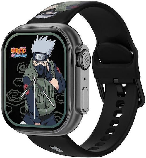 Abyx Fit Touch 5 Smartwatch with Heart Rate Monitor (Kakashi Hatake Space Gray) view 1