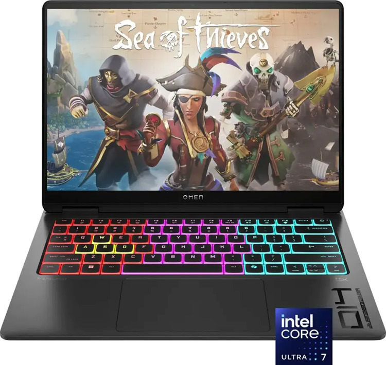 HP OMEN Transcend 14" OLED 120Hz (Ultra 7-255H/32GB/1TB SSD/GeForce RTX 5060/W11 Home) (US Keyboard) view 1