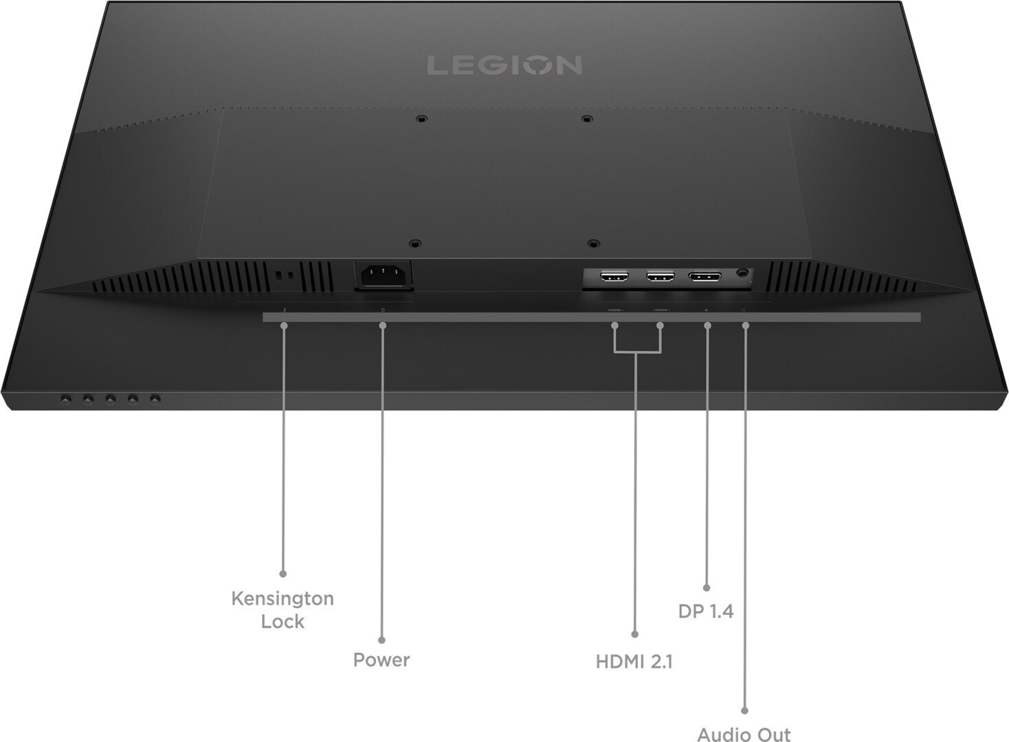 Lenovo Legion 27QD-10 IPS HDR Gaming Monitor 27" QHD 2560x1440 240Hz view 5