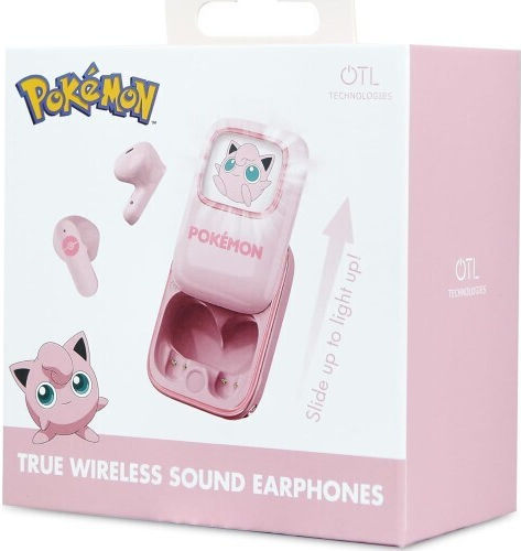 OTL Jiggly Puff Slide In-ear Bluetooth Handsfree Earphones with Charging Case Pink view 6