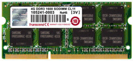 Transcend DDR3 with Module 1x8GB and Speed 1333 for Laptop TS1GSK64V3H view 2