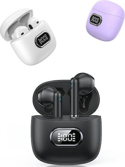 Usams IAII15 Earbud Bluetooth Handsfree Earphones with Sweat Resistance and Charging Case Purple vue 4