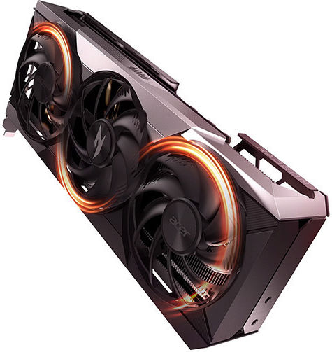 Acer Radeon RX 9070 XT 16GB GDDR6 Radeon Nitro OC Graphics Card vue 3