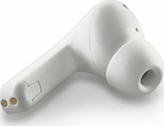 NGS Artica Crown In-ear Bluetooth Handsfree Earphones with Charging Case White view 3