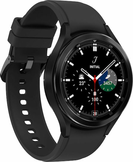 Samsung Galaxy Watch4 Classic 4G Stainless Steel 46mm Waterproof with eSIM and Heart Rate Monitor (Black) view 2