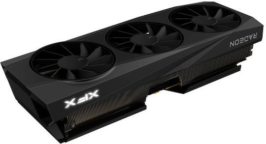 XFX Radeon RX 9070 XT 16GB GDDR6 Quicksilver Gaming Edition Graphics Card vue 3