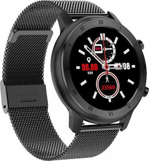 Vogue Astrid 43mm Smartwatch with Heart Rate Monitor (Black) view 2