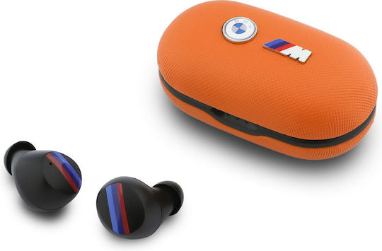 BMW Earbud In-ear Bluetooth Handsfree Headphones with Sweat Resistance and Charging Case Orange view 4