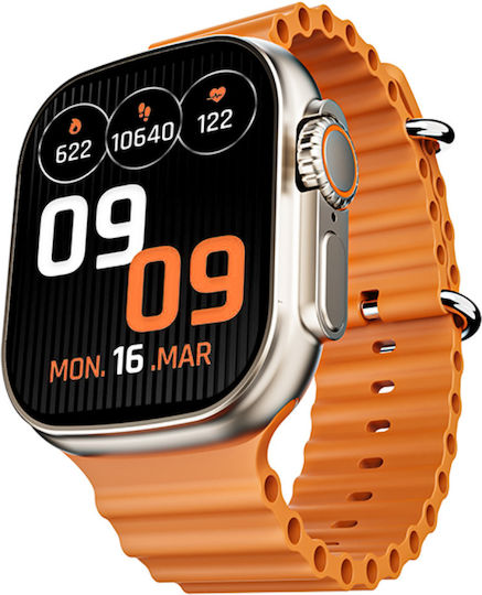 Birai Ultra 2 Smartwatch Fitness Bracelet Android Ios 2.09 Inch Infinite Display Calls Photos Microphone Notifications Sms Social Media Physical Activities Sleep Heart Rate view 1