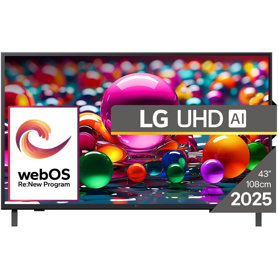 LG Smart Television 43" 4K UHD LED 43UA74003LB HDR (2025)
