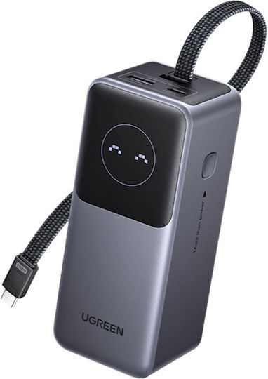 Ugreen PB723/55365B Power Bank 20000mAh 130W with USB-A Port and USB-C Port Power Delivery Gray view 5