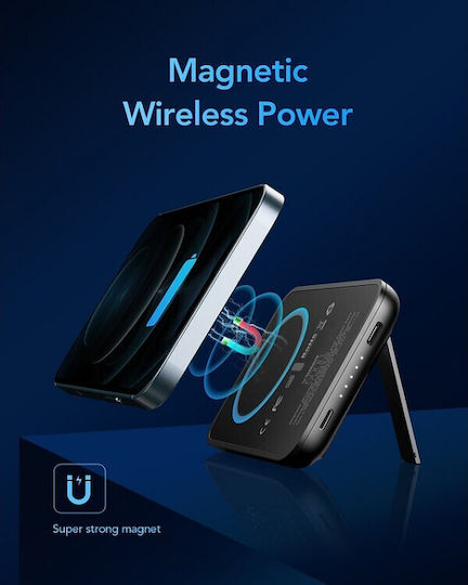 Veger Tiny MagSafe Power Bank 5000mAh 20W with USB-C Port Black view 6