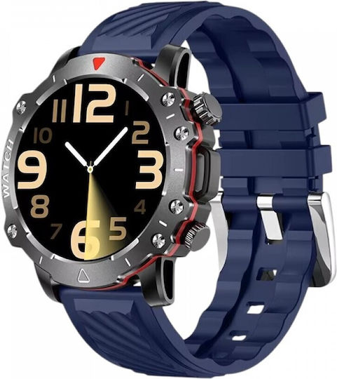 LG78 Pro 45mm Smartwatch with Heart Rate Monitor (Blue)