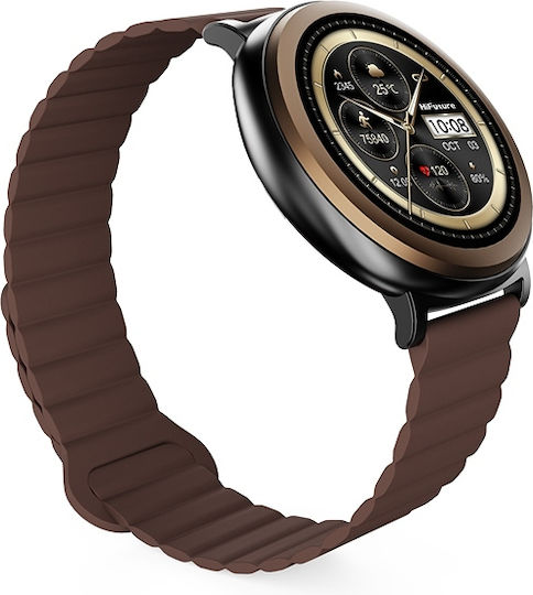 HiFuture Aurora Smartwatch with Heart Rate Monitor (Brown) view 3