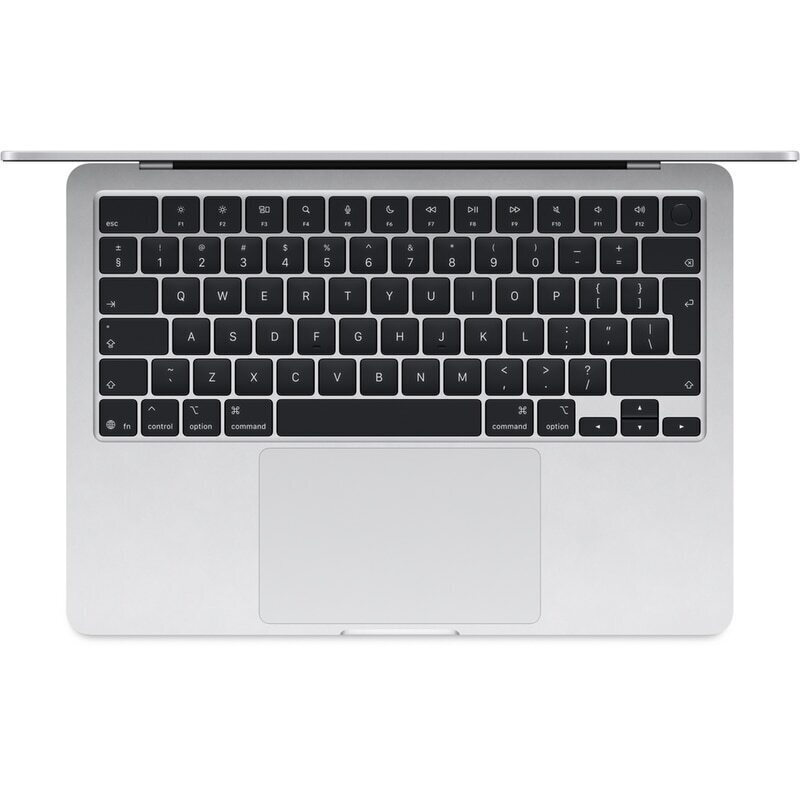 Apple MacBook Air 13.6 Inches IPS Retina Display Model with M4 10-Core Processor 16GB Memory Capacity 512GB SSD Storage Medium with 10-Core GPU Operating System macOS Shared Memory International English Keyboard Colour Silver Charger 35W Dual Port view 4