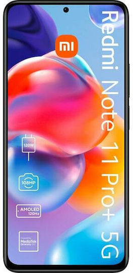 Xiaomi Redmi Note 11 Pro+ 5G Dual SIM (8GB/128GB) Graphite Grey view 2
