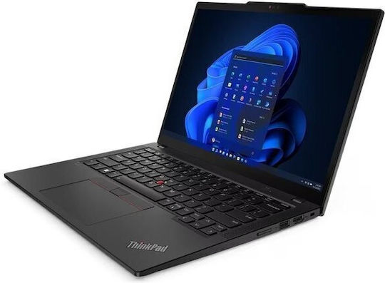 Lenovo ThinkPad X13 Gen 4 (Intel) 13.3" IPS (i7-1355U/16GB/1TB SSD/W11 Pro) Deep Black (GR Keyboard) vue 3