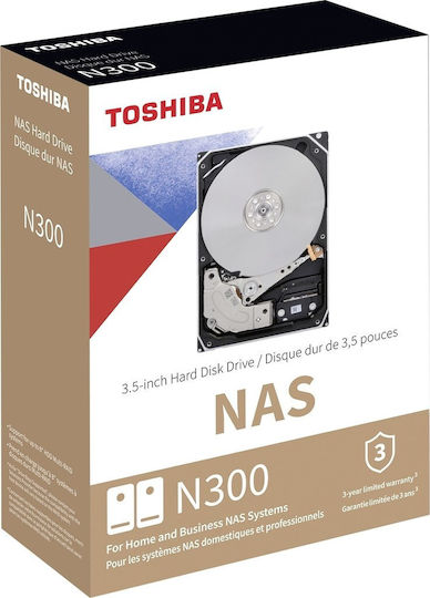 Toshiba N300 4TB HDD Hard Drive 3.5" SATA III 7200rpm with 256MB Cache for NAS MN10ADA400ES view 2