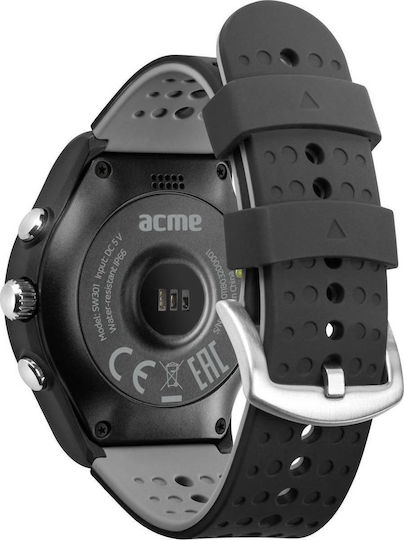 Acme SW301 Smartwatch with Heart Rate Monitor (Black) view 2