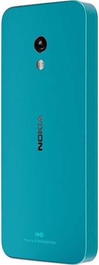 Nokia 235 4G (2024) Dual SIM (125MB/125MB) Mobile with Buttons Blue view 5