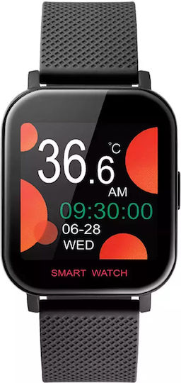 DAS.4 SL40 Smartwatch with Heart Rate Monitor (Black)