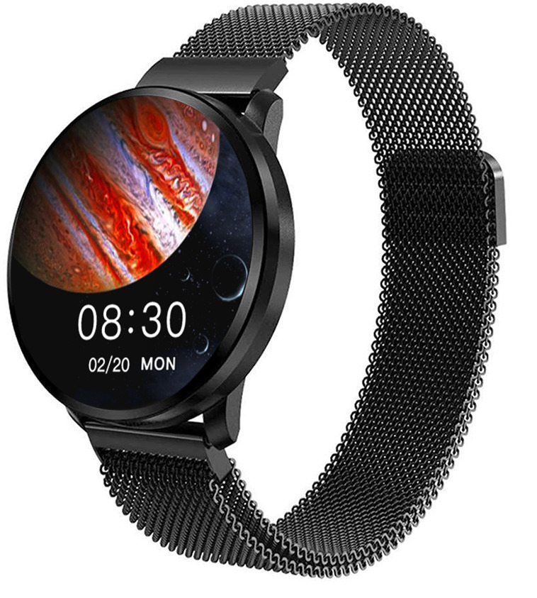FiT Smartwatch with Heart Rate Monitor (Black)