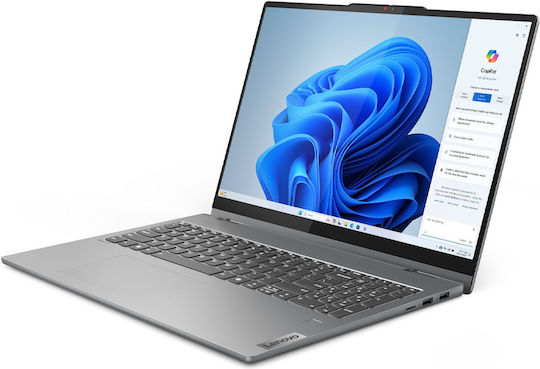 Lenovo IdeaPad 5 16AHP9 16" IPS FHD+ (Ryzen 5-8645HS/16GB/512GB SSD/W11 Home) Luna Grey (GR Keyboard) view 8