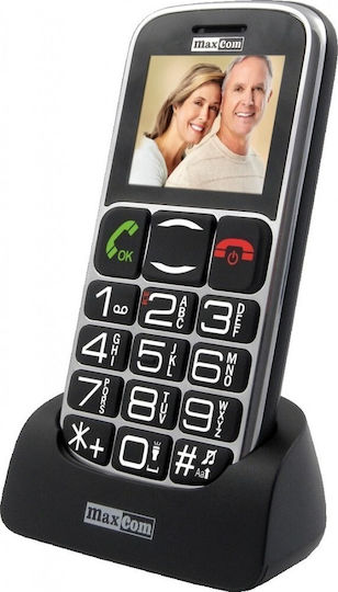 MaxCom MM462BB Single SIM Mobile with Large Buttons Black
