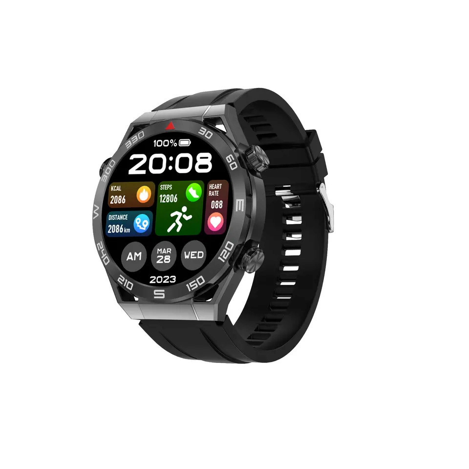 Aluminium Smartwatch with Heart Rate Monitor (Black) vue 4