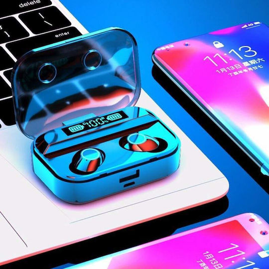 In-ear Bluetooth Handsfree Earphones with Charging Case Black view 6