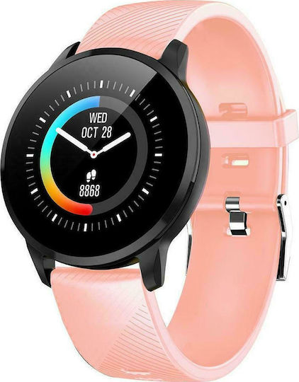 Trevi T-Fit 220 HB Smartwatch with Heart Rate Monitor (Pink)