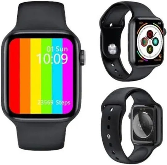 LD9 Smartwatch with Heart Rate Monitor (Black) view 2