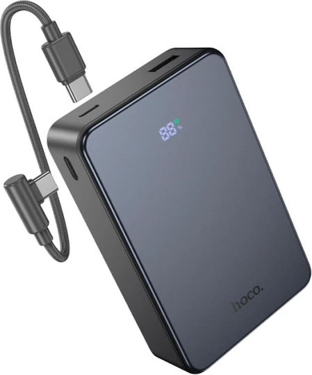 Hoco J170A Power Bank 20000mAh 22.5W with USB-A Port and 2 USB-C Ports Black