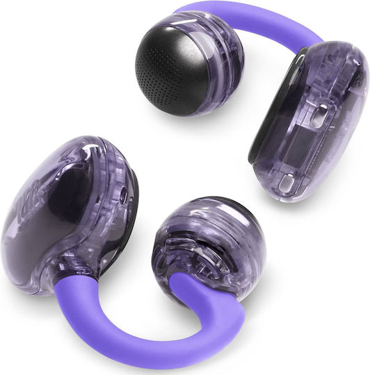 JBL Soundgear Clips Open Ear Bluetooth Handsfree Headphones with Sweat Resistance and Charging Case Purple view 5