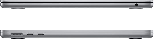 Apple MacBook Air 13.6" (2022) QHD+ (M2-8‑core/8GB/512GB SSD) Space Grey (International English Keyboard) view 4