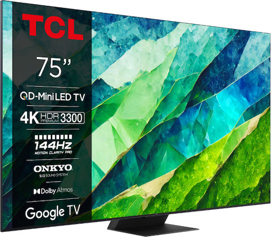 TCL Smart Television 75" 4K UHD Mini LED 75C855 HDR (2024) view 4