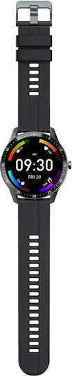 Kingwear G1 Aluminium Smartwatch with Heart Rate Monitor (Black) view 4