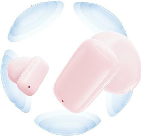 Usams TD22 Earbud Bluetooth Handsfree Earphones with Charging Case Pink view 4