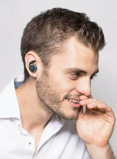 Awei T1 In-ear Bluetooth Handsfree Earphones with Sweat Resistance and Charging Case Black vue 6