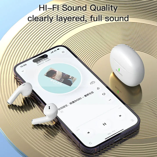 Yesido TWS18 Earbud Bluetooth Handsfree Earphones with Charging Case White view 6