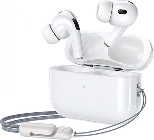 Remax Proda PD-BT533N Pro In-ear Bluetooth Handsfree Earphones with Charging Case White view 1