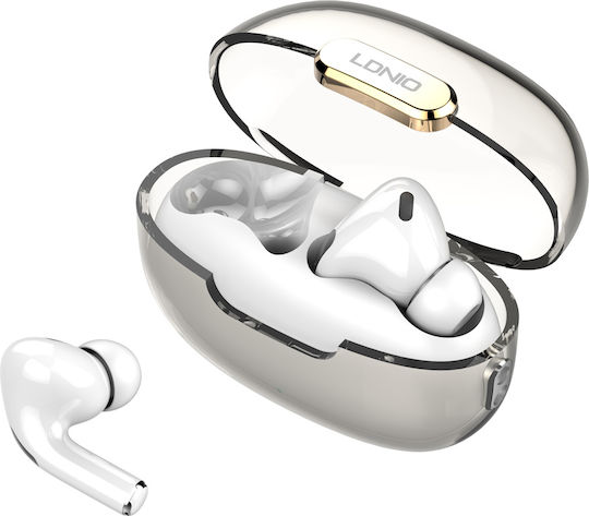 Ldnio T02 Earbud Bluetooth Handsfree Earphones with Charging Case White view 2