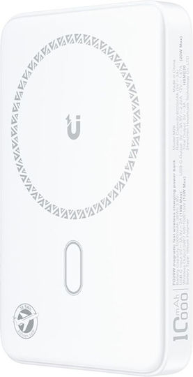 Acefast M26 MagSafe Power Bank 10000mAh 20W with USB-C Port White vue 3