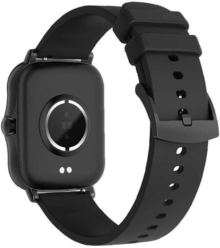 YFIT Aluminium Smartwatch with Heart Rate Monitor (Black) vue 2